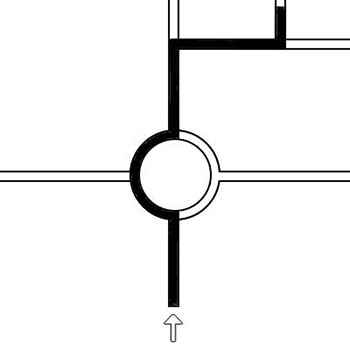 Independent Driving Route Diagram