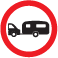 No towed caravans