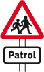 School Crossing Road Sign