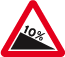Steep hill downwards