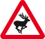 Wild Animals Road Sign